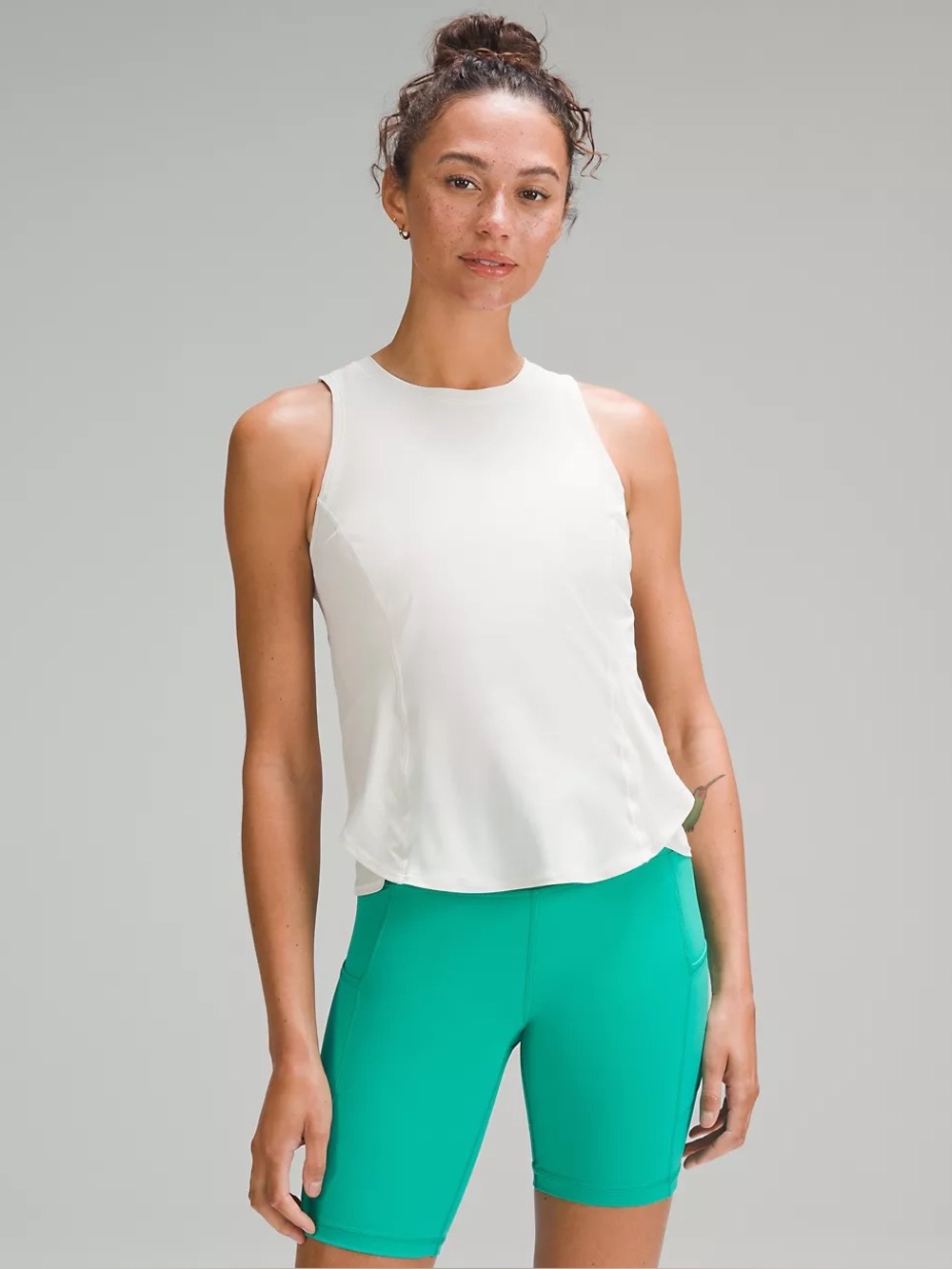 Lululemon — Fold-Over Running Tank Top